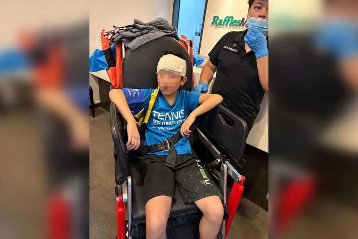 Boy hospitalised after signboard collapse at Rivervale Mall Food Junction outlet