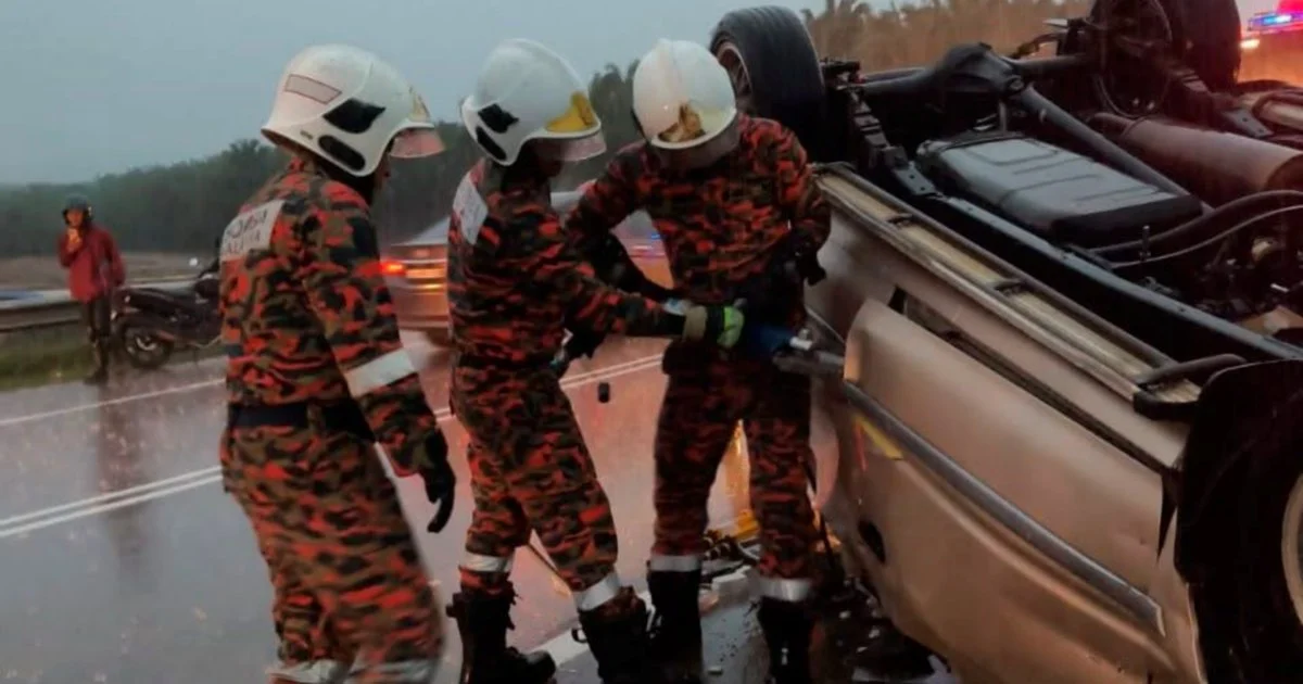 Two Sisters Die in Pair of Pahang Road Crashes Within an Hour