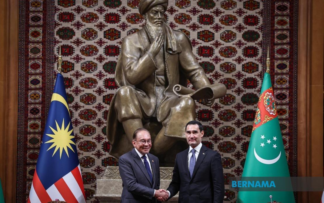 Malaysia and Turkmenistan Chart Ambitious Partnership Course, Anwar Says