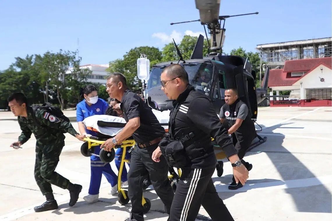 Twin bombings in Thailand's south wound 11 police officers