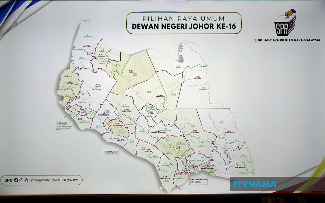 Johor's 16th State Election Kicks Off With Nomination Day as Seven Parties Ready Full Slate