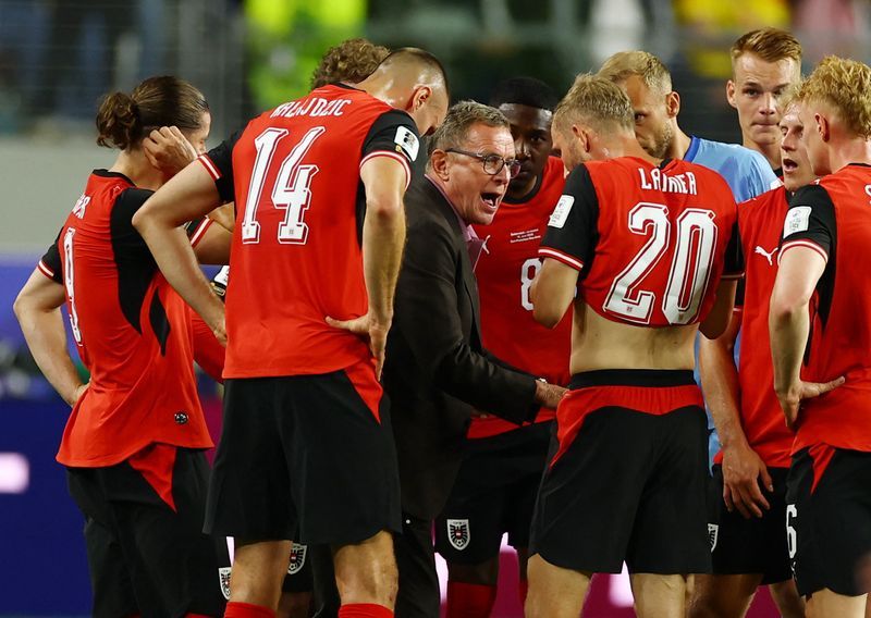 Austria's Rangnick praises World Cup debutants after edgy Jordan victory