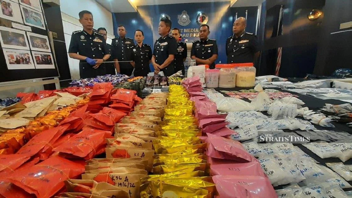Penang couple arrested as police dismantle RM9.7 million drug operation from condominium