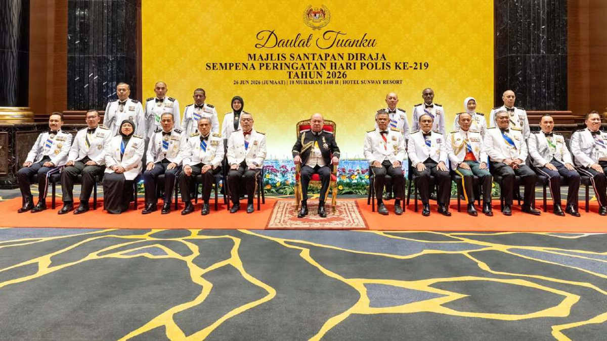 King Attends Royal Banquet Marking 219th Police Day Celebration