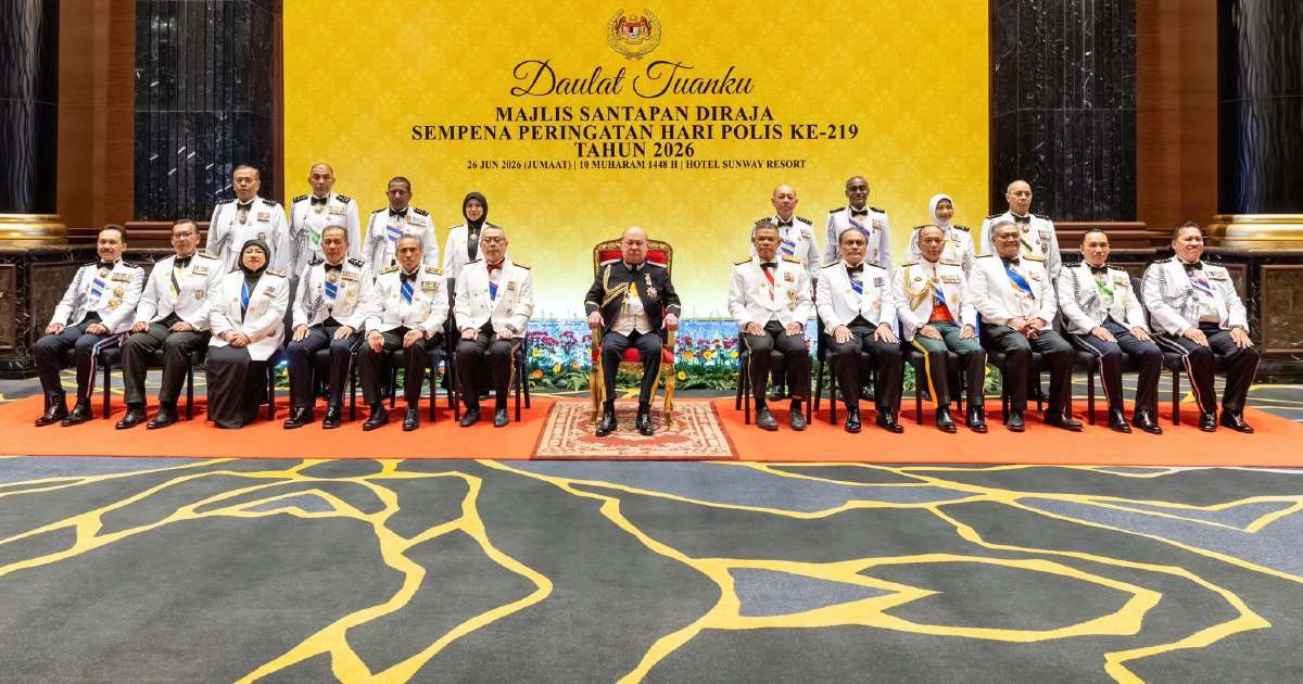 King Attends Royal Banquet Marking 219th Police Day Celebration
