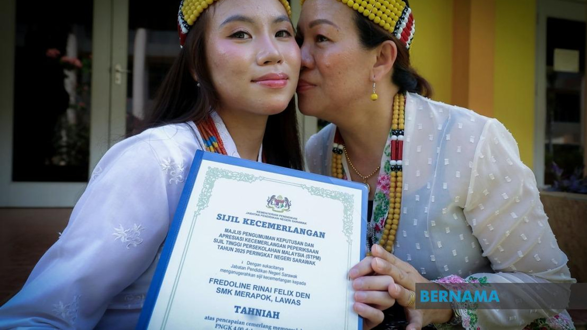 SMK Merapok Student Achieves Perfect STPM Score, Exceeding Own Expectations