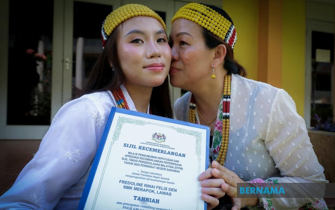 SMK Merapok Student Achieves Perfect STPM Score, Exceeding Own Expectations