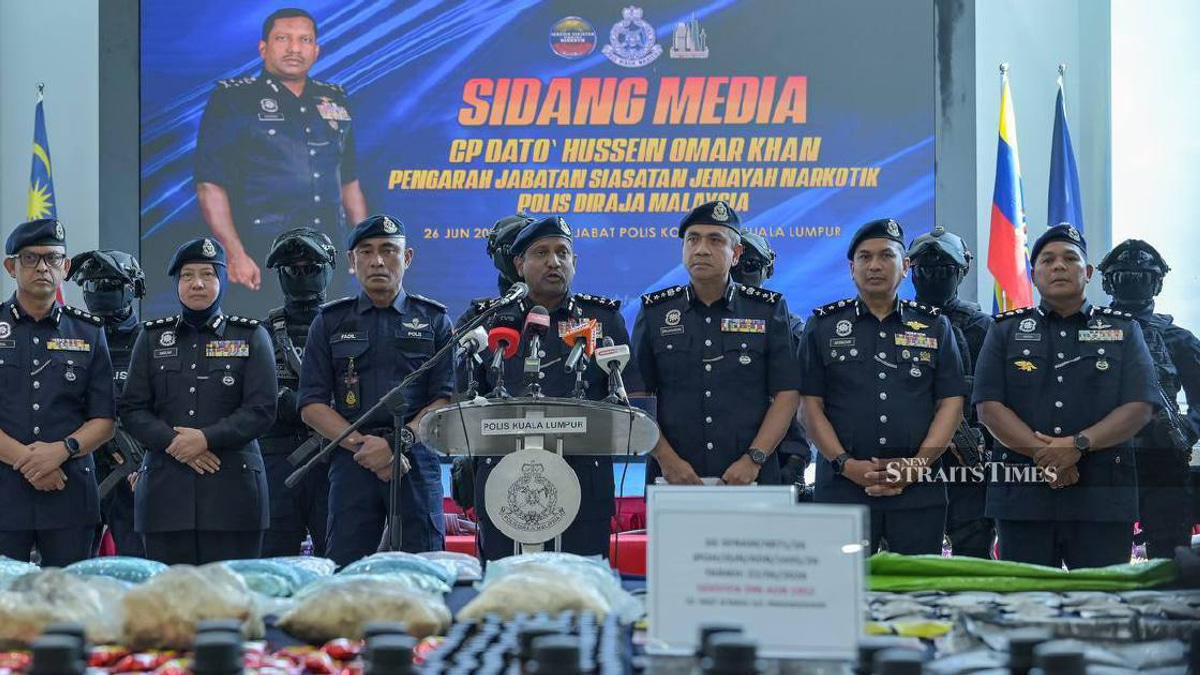 Police seize RM135.63 million in drugs in major Cheras operation
