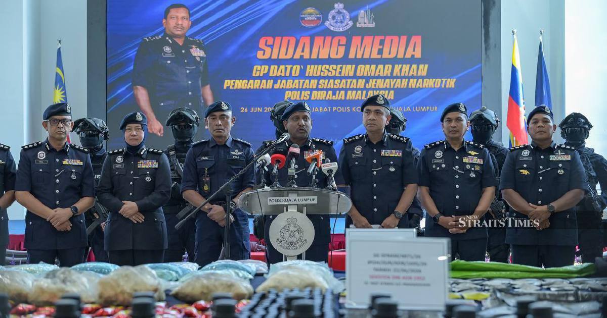 Police seize RM135.63 million in drugs in major Cheras operation