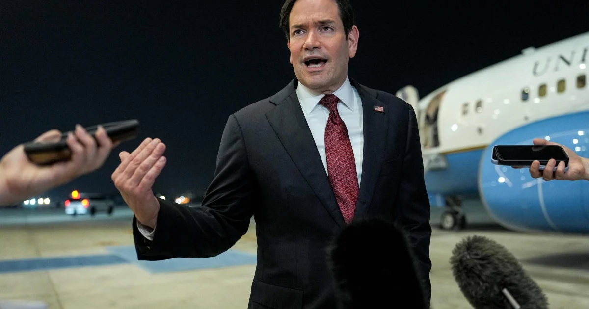 Rubio Rejects Iranian Toll Plan for Strait of Hormuz as Nuclear Talks Hit Early Snags