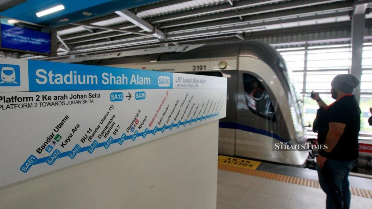 Prime Minister to inaugurate LRT3 Shah Alam extension this Sunday ahead of Monday service launch