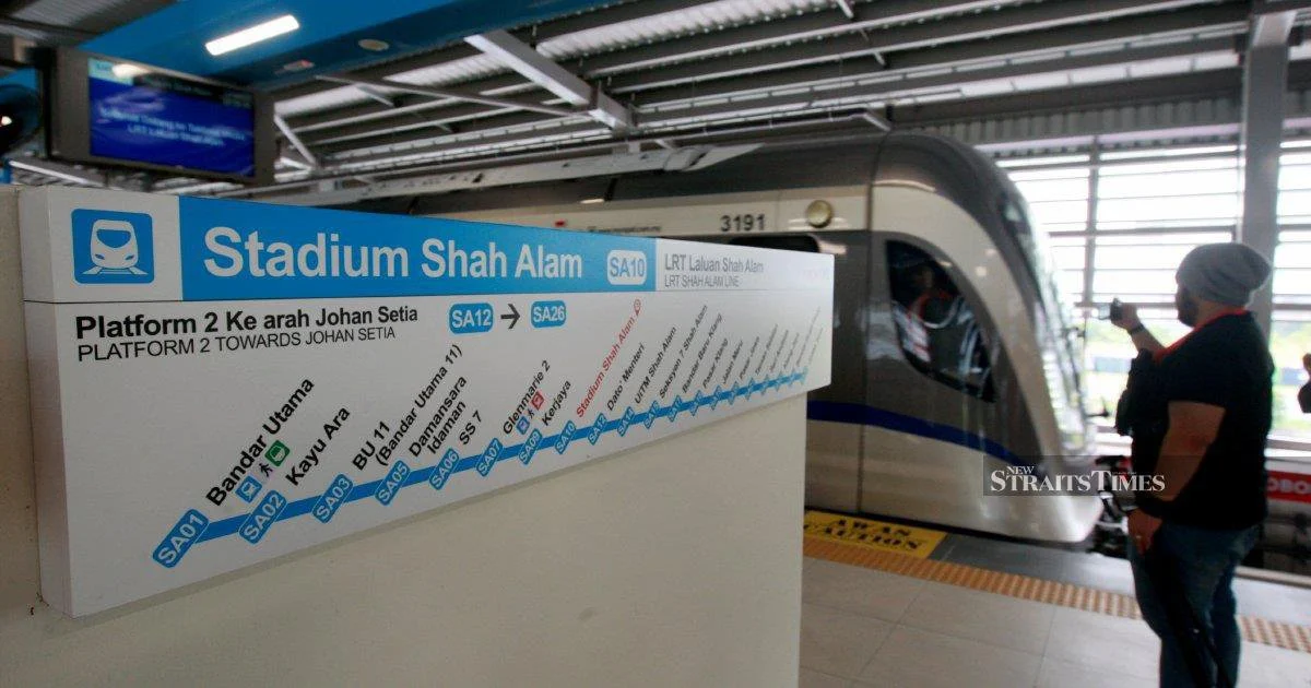 Prime Minister to inaugurate LRT3 Shah Alam extension this Sunday ahead of Monday service launch