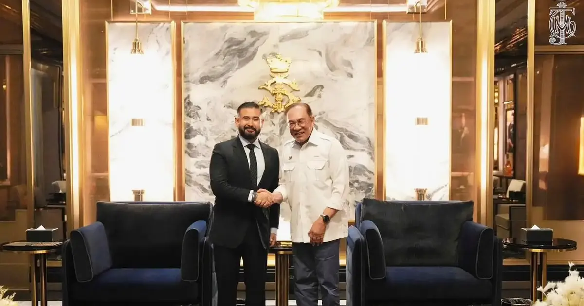 Anwar and Johor Regent Commit to Strengthening Federal-State Ties