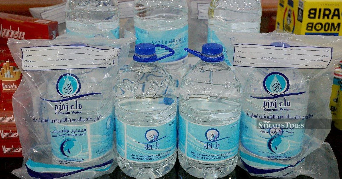 E-hailing driver faces hefty fine for illegal zam-zam water import