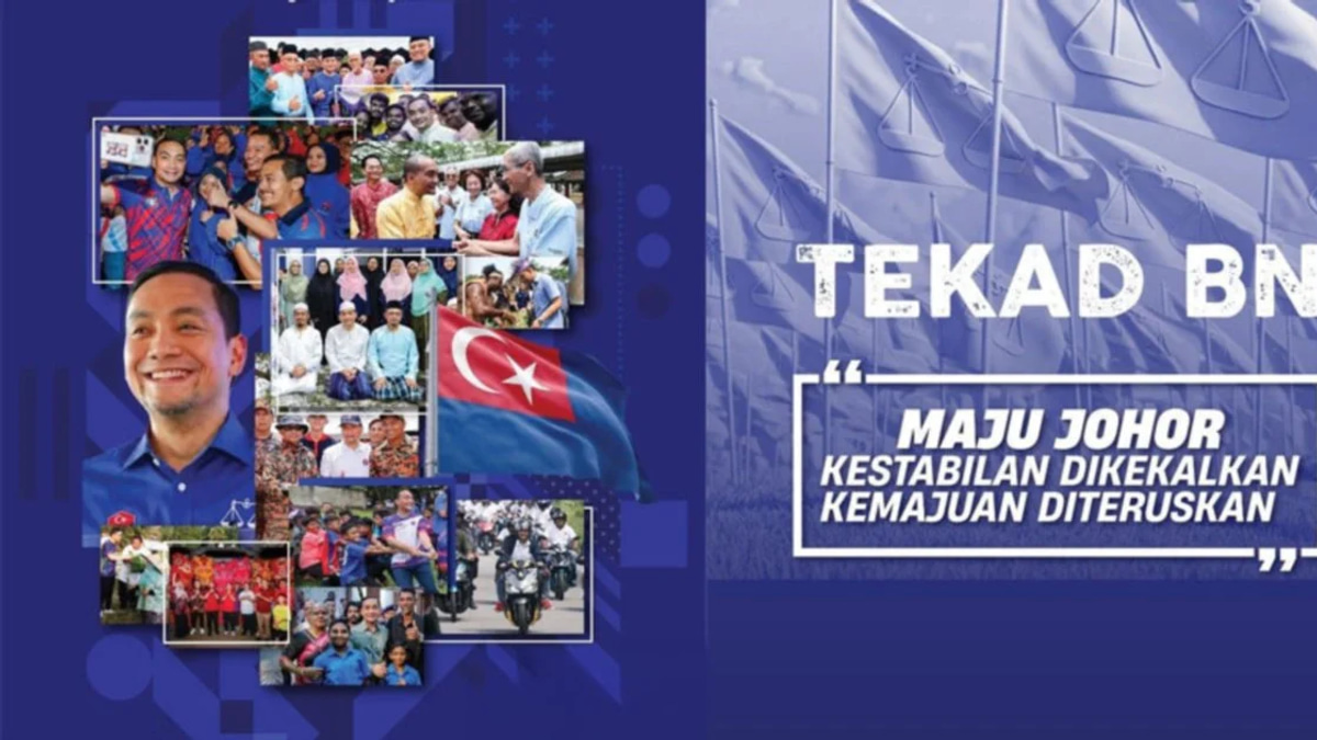 Johor BN Commits to 63-Point Plan Creating 200,000 Jobs as State Election Looms