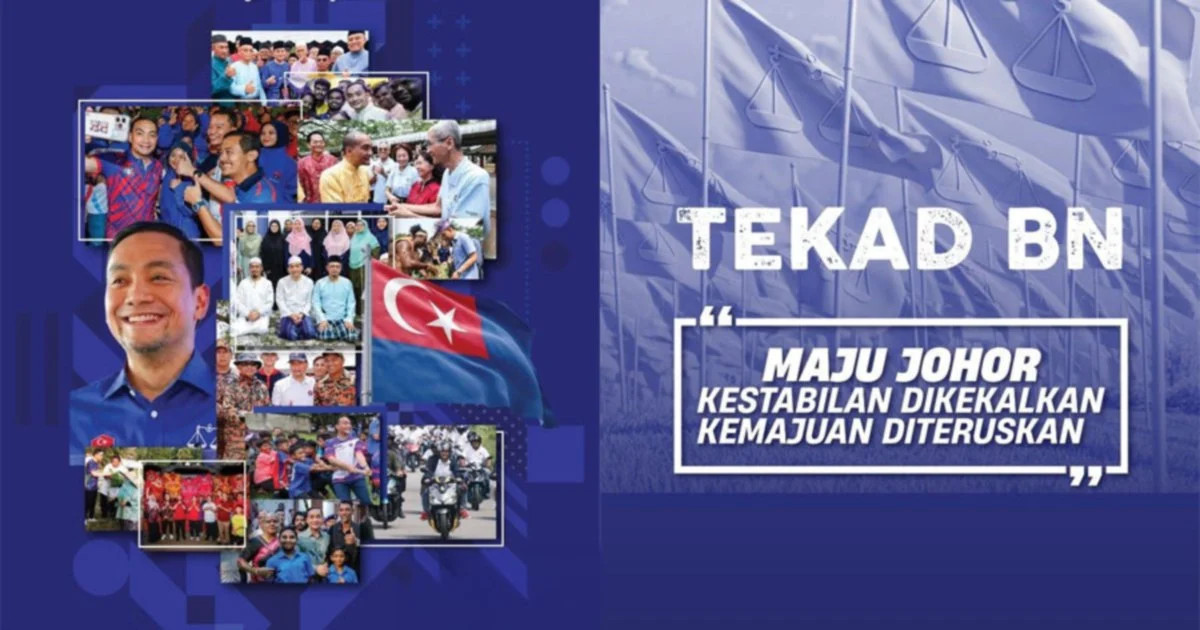 Johor BN Commits to 63-Point Plan Creating 200,000 Jobs as State Election Looms