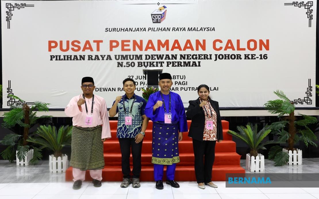 Four-cornered Battle Shapes Up in Bukit Permai as Johor Incumbent Defends Seat