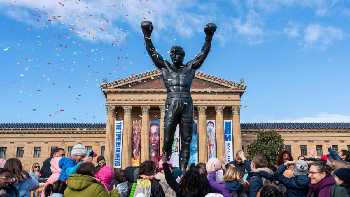 French Fans Warned Not to Touch Rocky Statue as World Cup Curse Looms