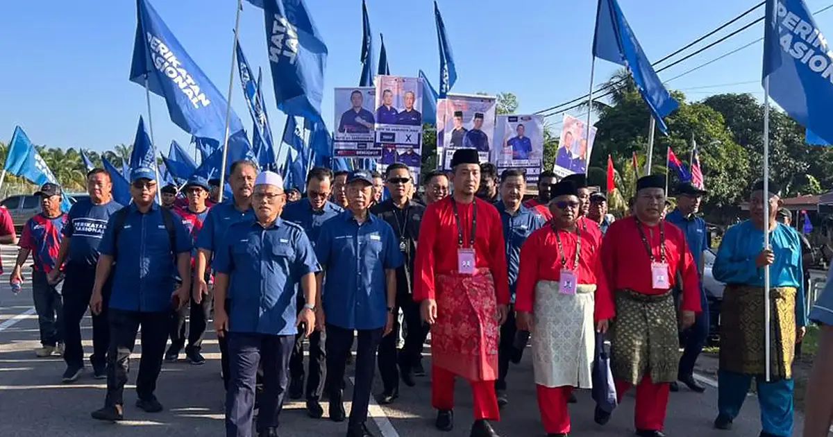 Muhyiddin leads show of strength as Perikatan backs Bukit Kepong bid