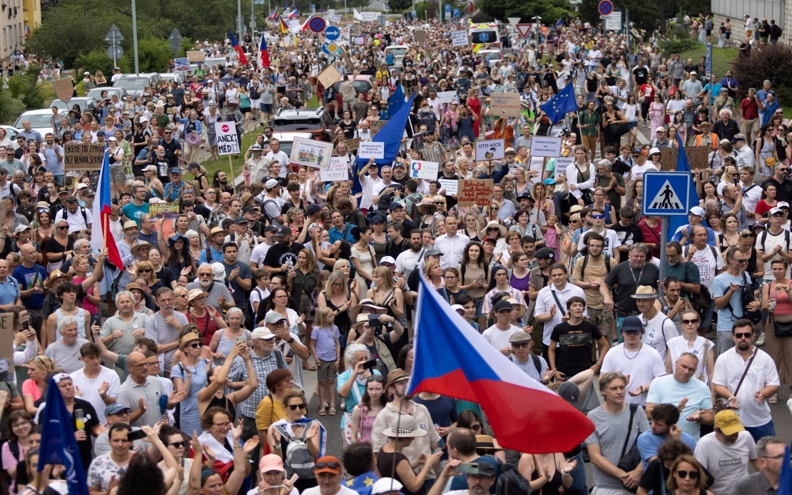 Czech Public Media Under Threat as Thousands Protest Government Financing Plans