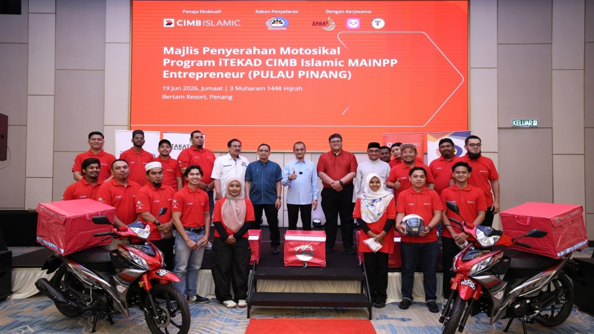 Twenty Asnaf Entrepreneurs Receive Motorcycles Through CIMB Islamic-MAINPP Partnership