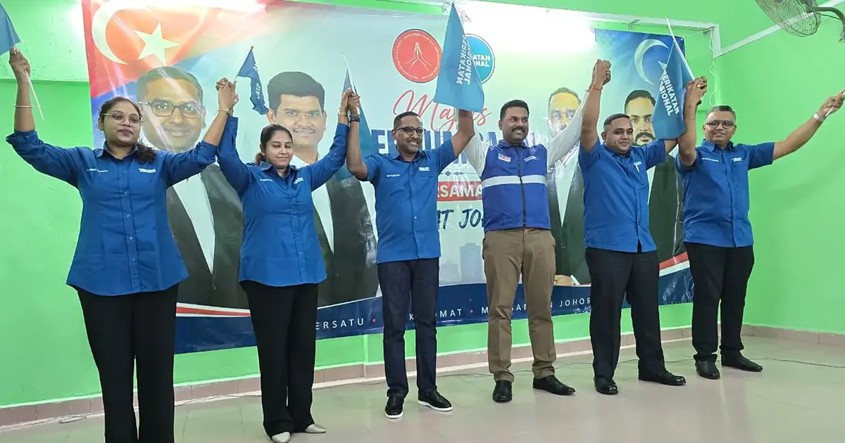 Maju India Political Party Makes Electoral Entry With Five Johor Constituencies Under Perikatan Nasional