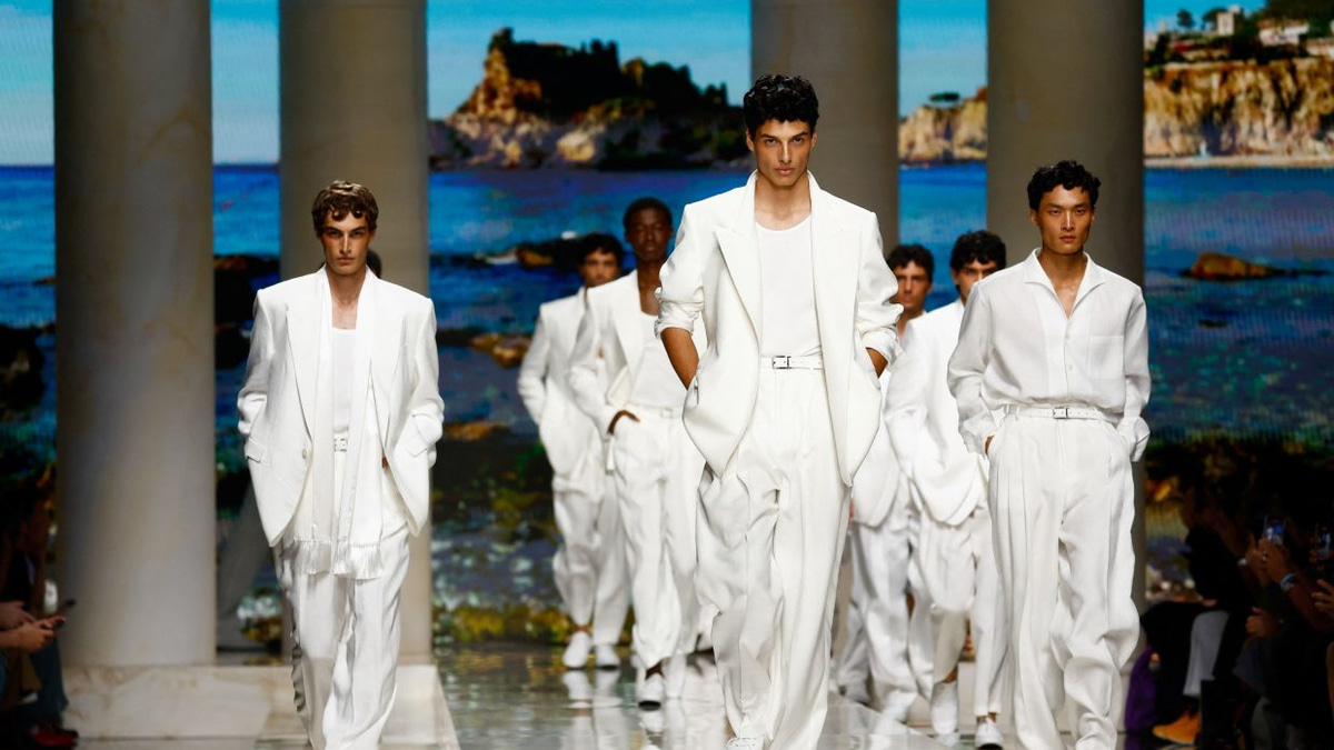 Milan Menswear Pivots to Minimalism as Designers Navigate Global Uncertainty