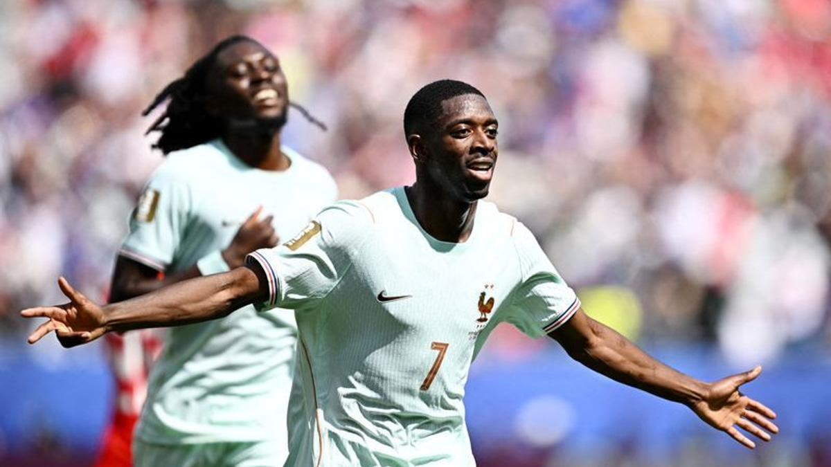 Dembele's devastating first-half treble fires France past Norway to top World Cup group
