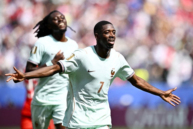 Dembele's devastating first-half treble fires France past Norway to top World Cup group