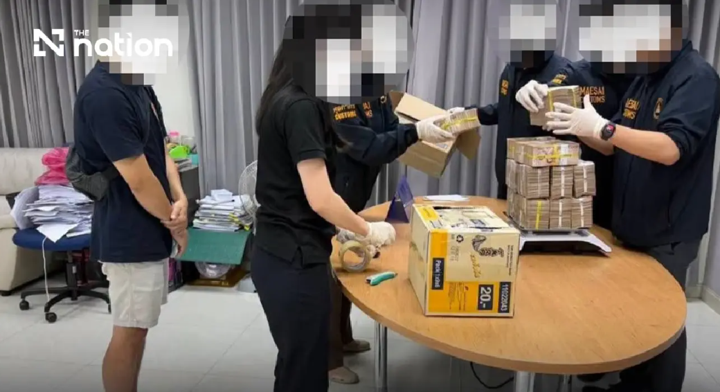 Thai Customs Seizes 23 Million Baht Hidden in Snack Boxes at Myanmar Border